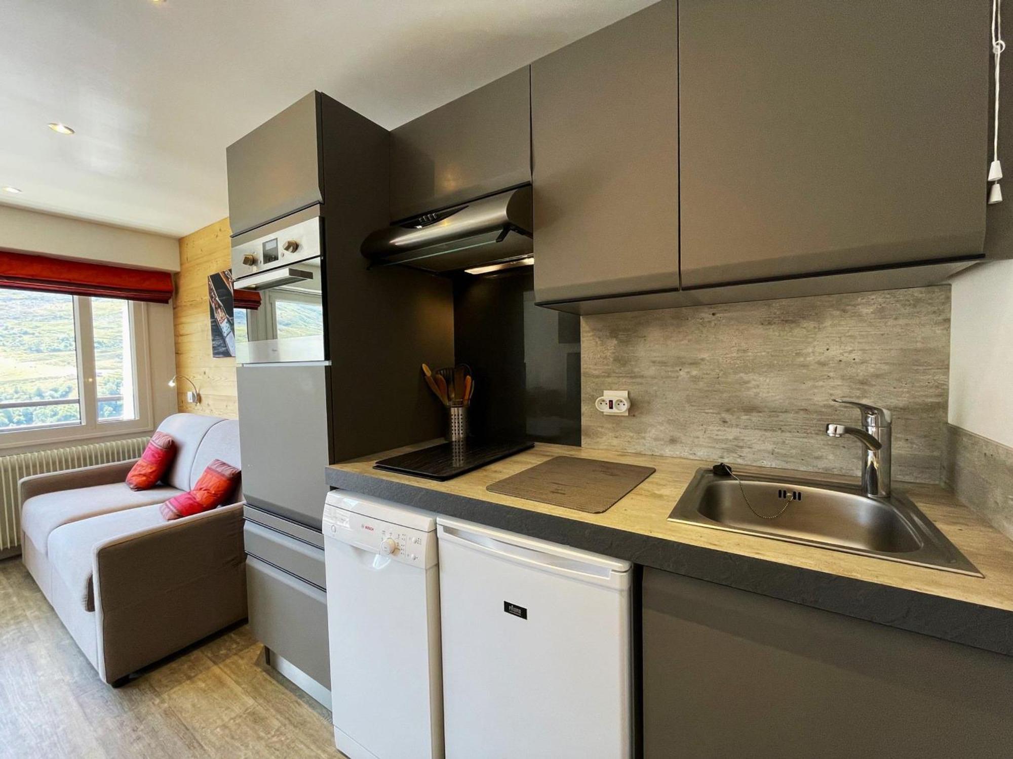 Studio Renove Pour 4, Ski Aux Pieds, La Croisette, Les Menuires - Fr-1-452-230 Saint-Martin-de-Belleville Exterior foto