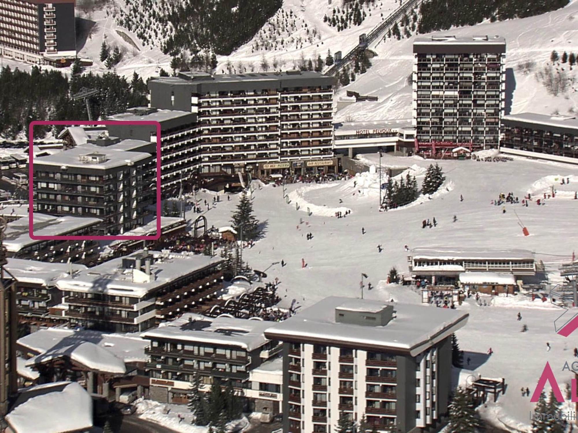 Studio Renove Pour 4, Ski Aux Pieds, La Croisette, Les Menuires - Fr-1-452-230 Saint-Martin-de-Belleville Exterior foto